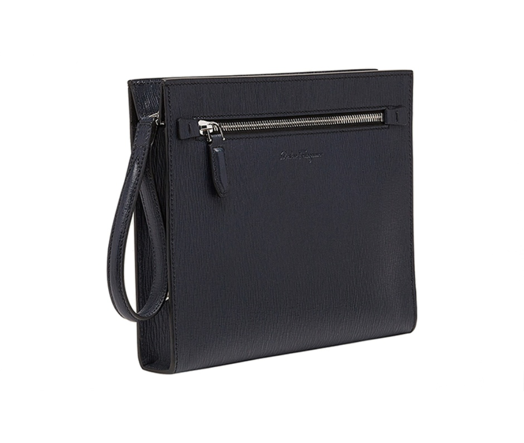 Ví Ferragamo Embossed Logo ‘Black’ 240298-744730 - Ảnh 4