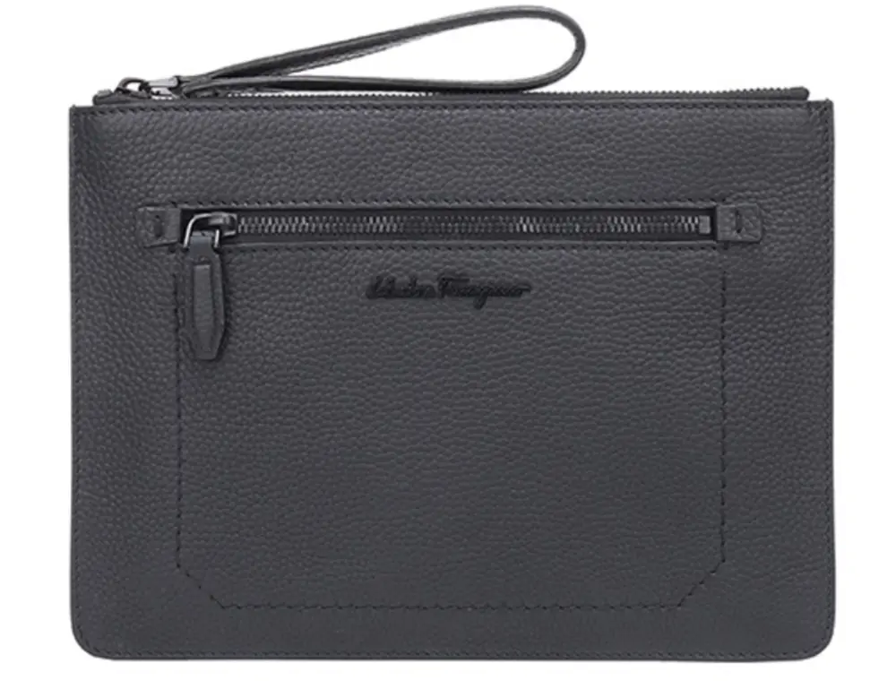 Ví Ferragamo Cowhide With Logo ‘Black’ 240902-0687229