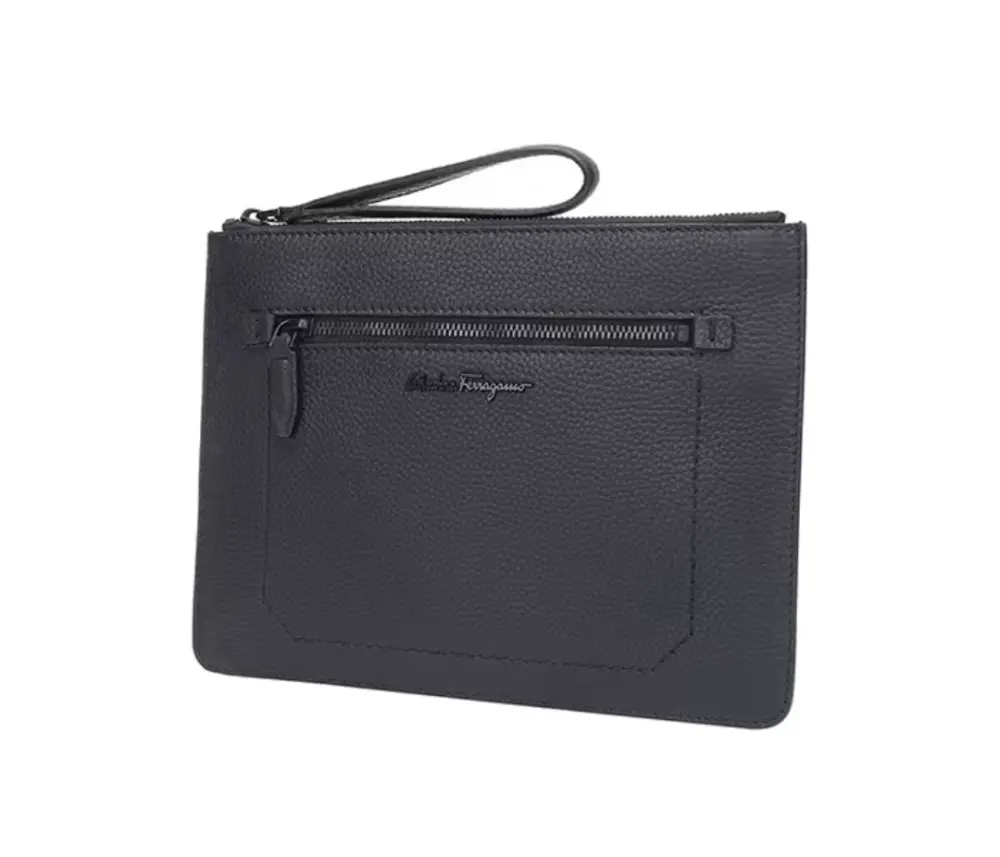 Ví Ferragamo Cowhide With Logo ‘Black’ 240902-0687229 - Ảnh 4