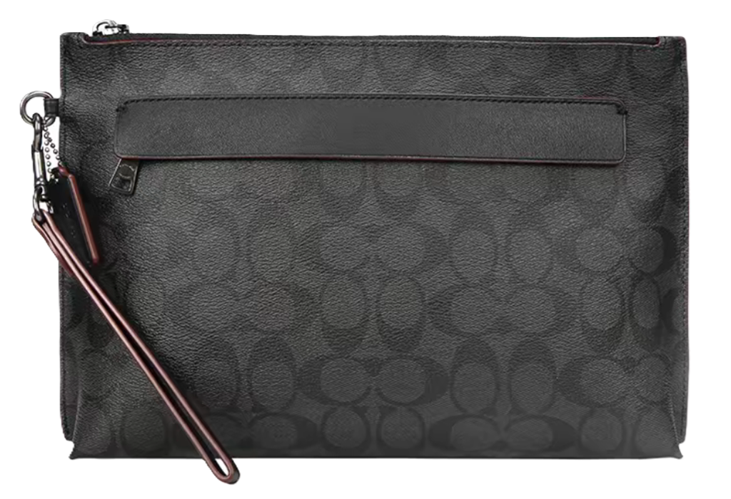Túi Coach Pouch 29 Classic Logo ‘Black’ F39763-N3A