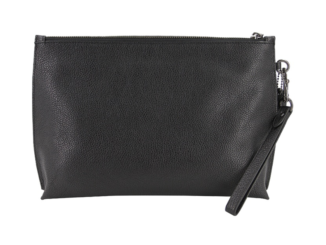 Túi Coach Pouch 29 Solid ‘Black’ 28614-BLK - Ảnh 3