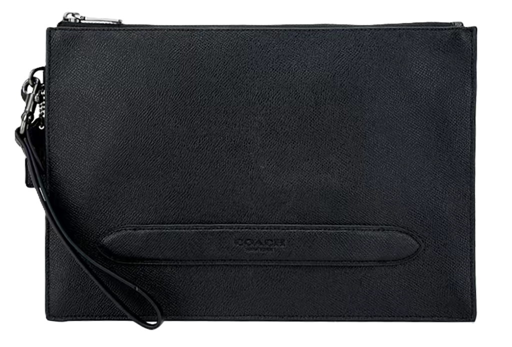 Túi Coach Pouch 30 Mega Letters ‘Black’ F68154-QBBK