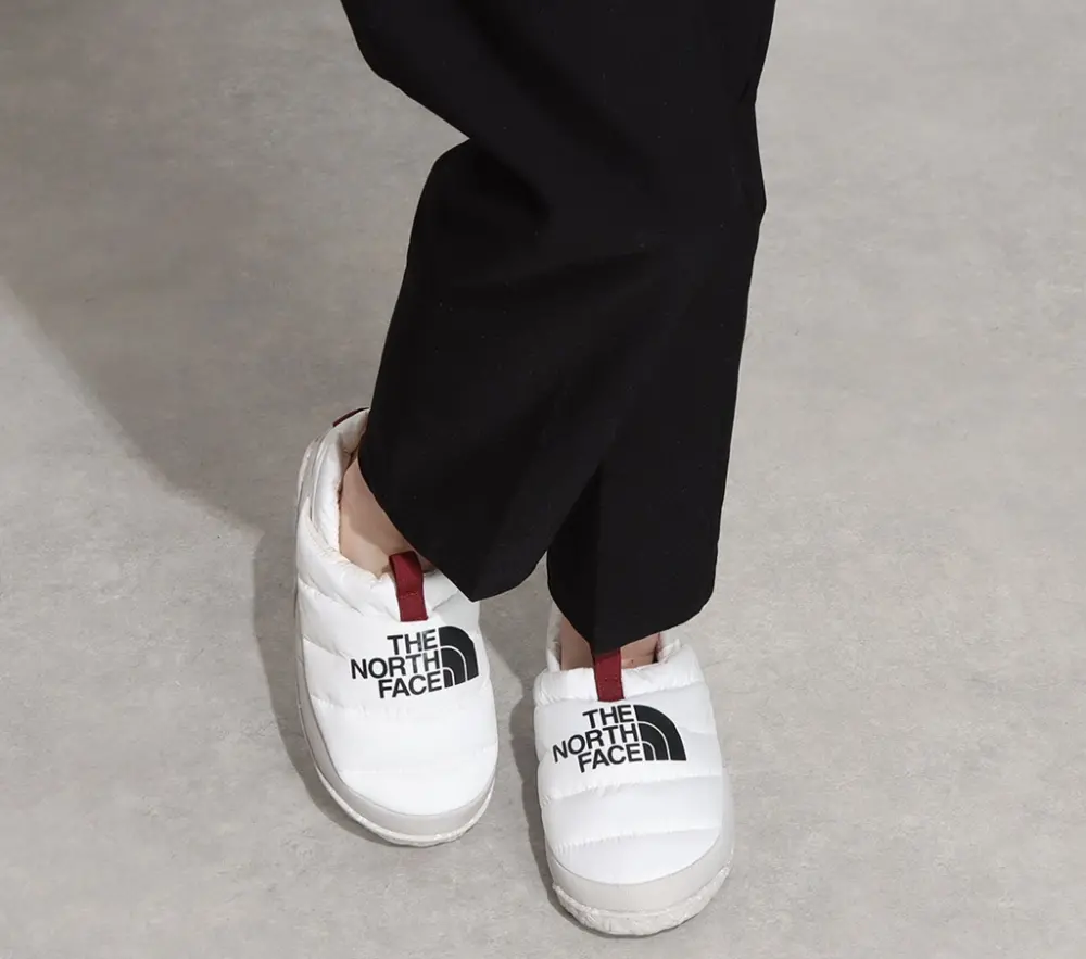 Giày The North Face Nuptse Mules 'Tnf White Grey' NF0A5G2B-Q4C - Ảnh 3