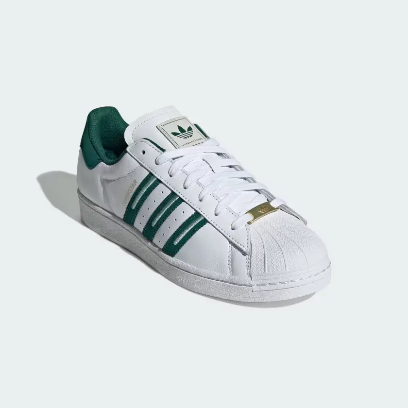Alternative view of Giày Aididas Superstar ‘Embroidered Green Stripes’ ID1374