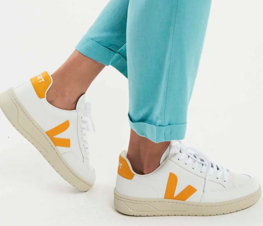 Giày Veja V-12 Leather ‘White Ouro’ XD0202799A - Ảnh 4