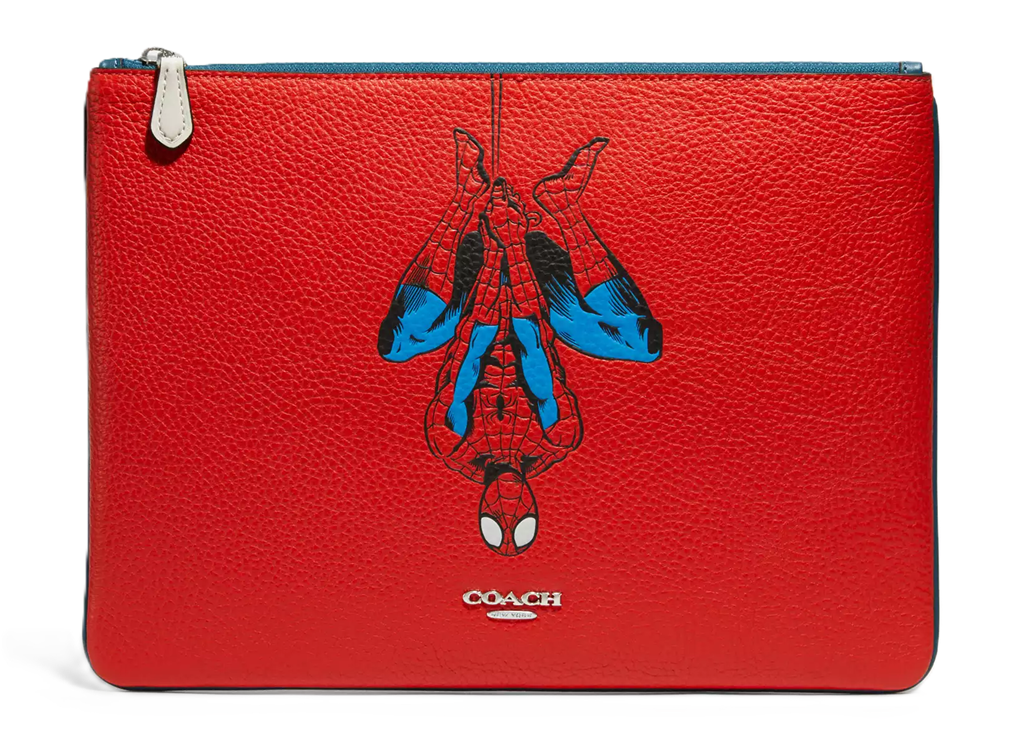 Túi Coach X Marvel Large Pouch ‘Spider Man’ 1826-SVQRG