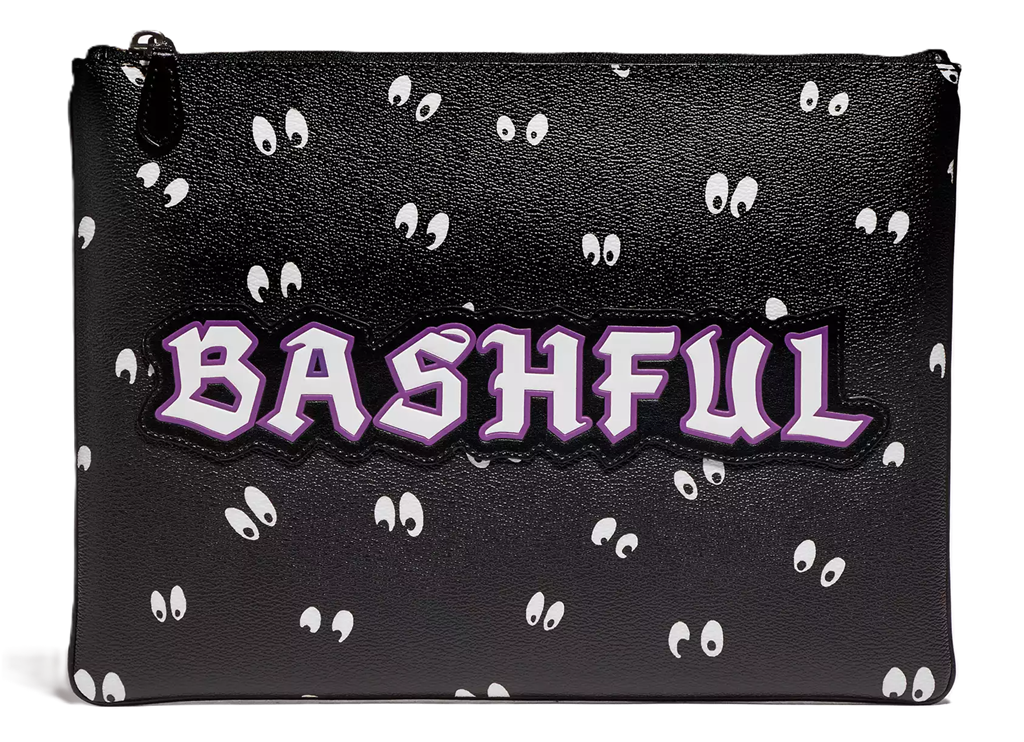 Túi Coach Large Pouch x Disney ‘Snow White And 7 Dwarfs’ F73273-QBM2