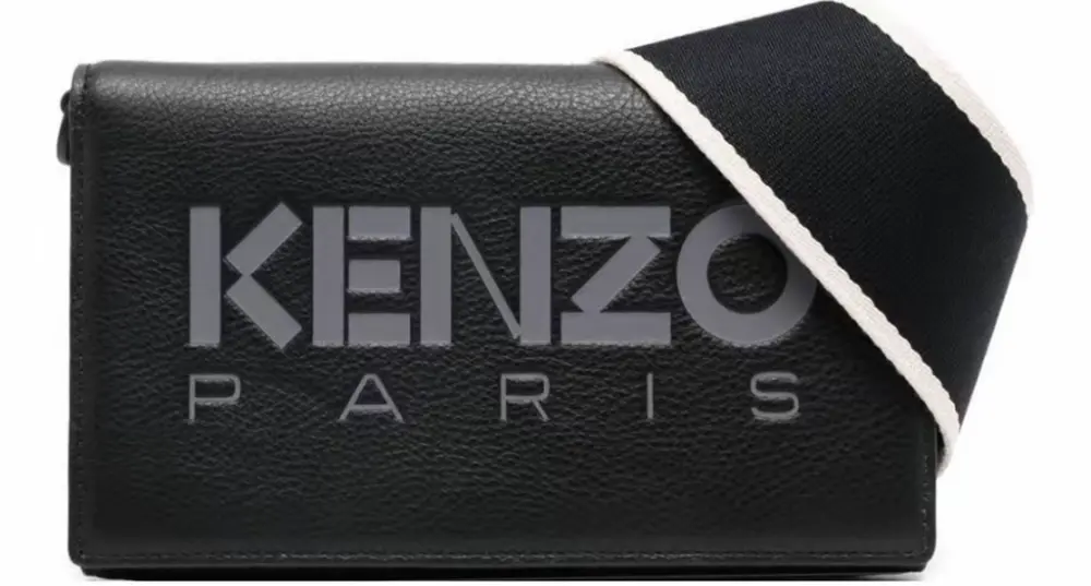 Túi Kenzo Logo Small Side Bag ‘Black’ FC65PM508L4599