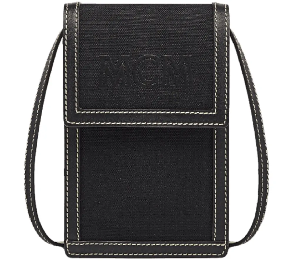 Túi MCM Aren Lanyard Phone Case 'Black' MXZCATA06BK001