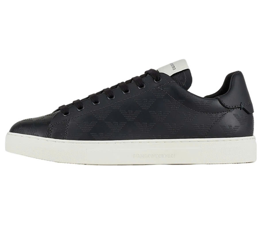 Giày Armani All-Over Monogram ‘Black’ X4X554XM9951N151 - Ảnh 3