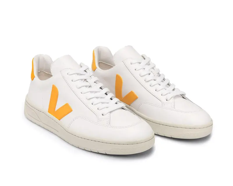 Giày Veja V-12 Leather ‘White Ouro’ XD0202799A - Ảnh 3