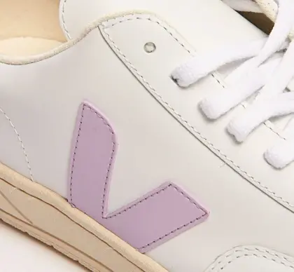 Giày Veja V-12 Leather Sneaker ‘White Mint’ XD022154-W - Ảnh 3