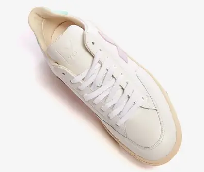 Giày Veja V-12 Leather Sneaker ‘White Mint’ XD022154-W - Ảnh 5