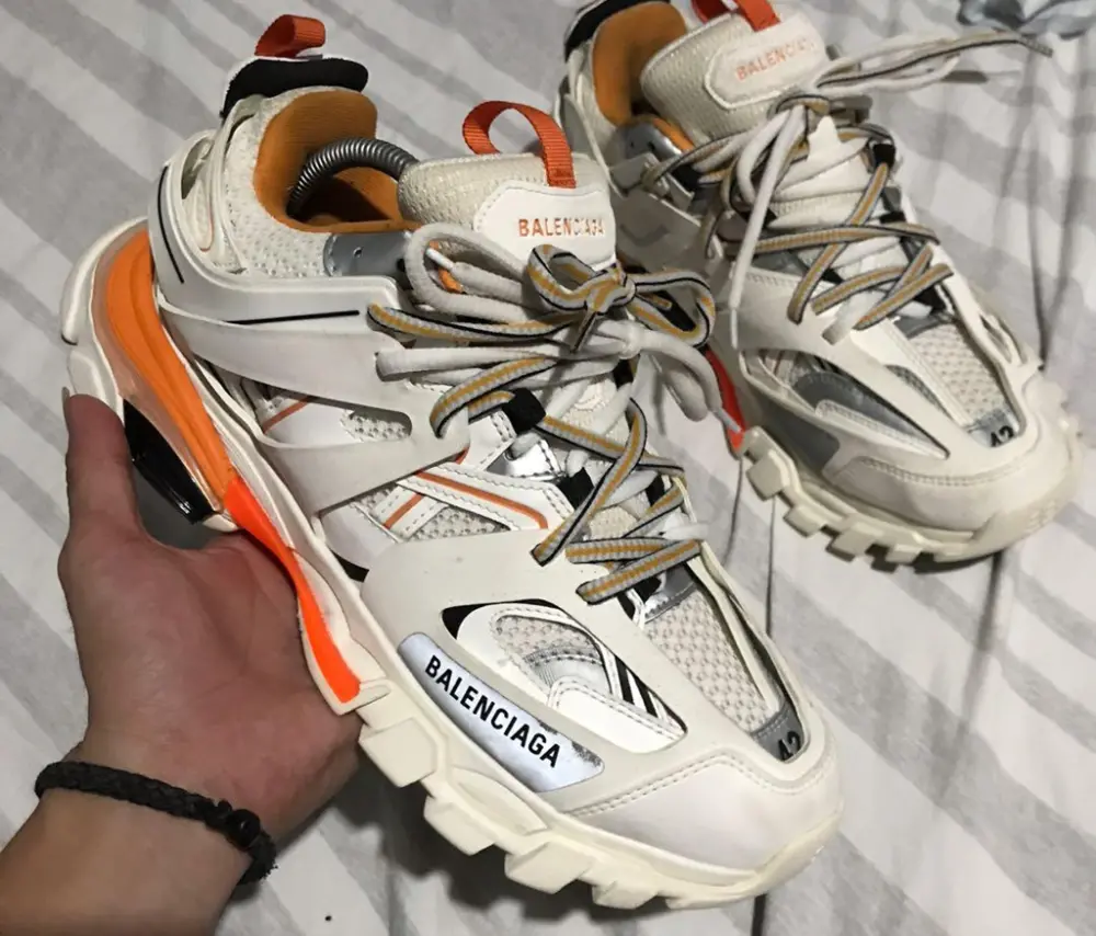 Giày Balenciaga Track Sneaker ‘White Orange’ 542023-W1GB1-9059 - Ảnh 4
