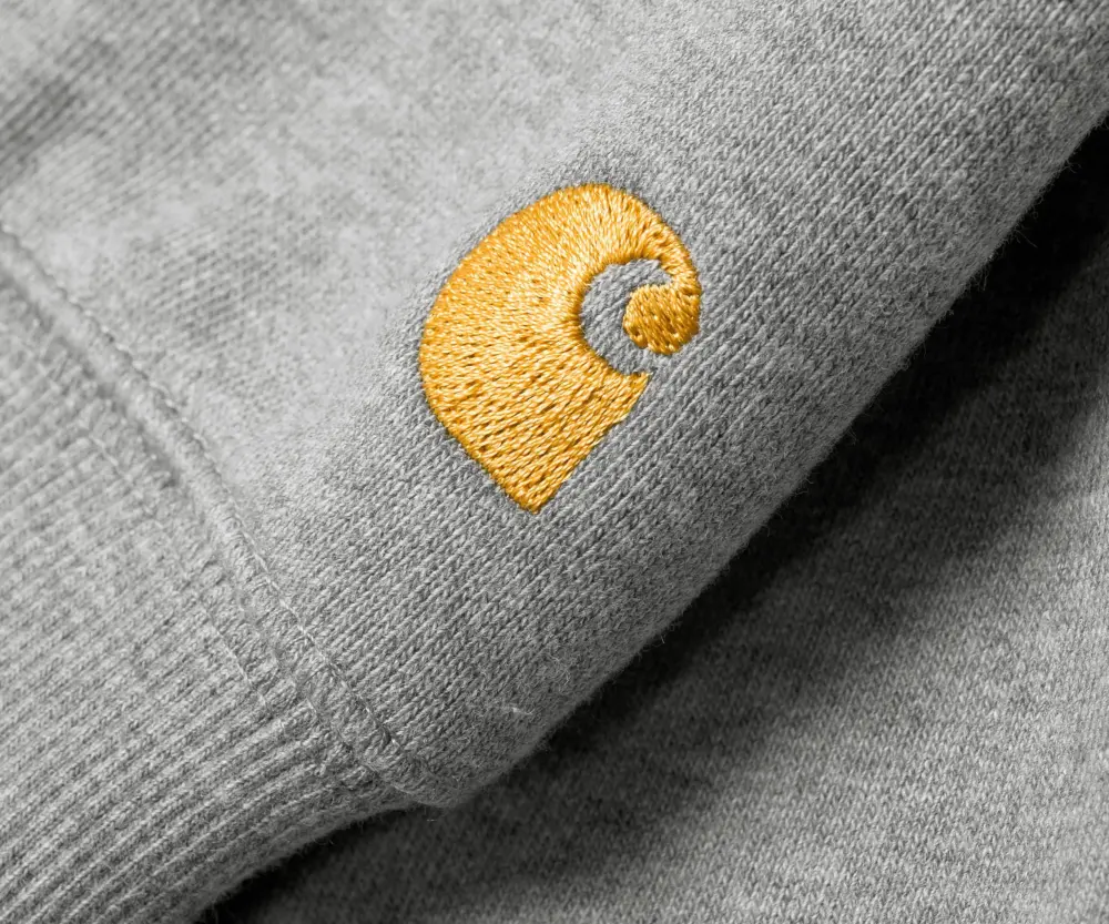 Áo Carhartt WIP Hood Chase Sweater ‘Grey’ I033661-00C-XX - Ảnh 3