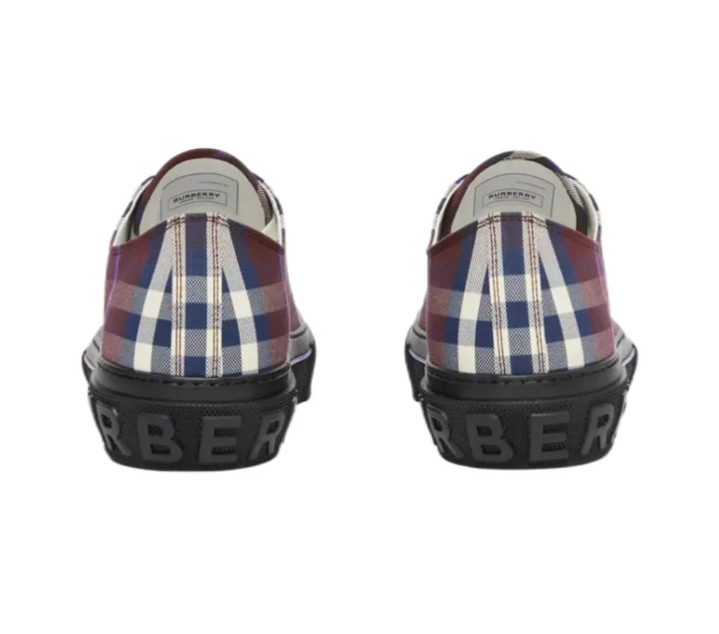 Giày Burberry Vintage Low Top 'Burgundy' 80556441 - Ảnh 4
