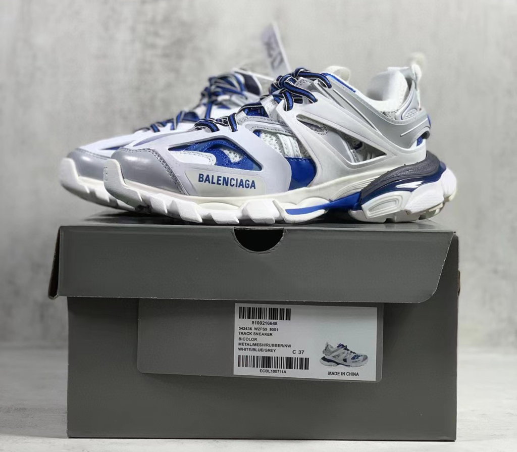 Giày Balenciaga Track Sneaker ‘White Blue’ 542023-W2FS9-9051 - Ảnh 4