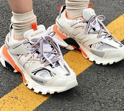 Giày Balenciaga Track Sneaker ‘White Orange’ 542023-W1GB1-9059 - Ảnh 3