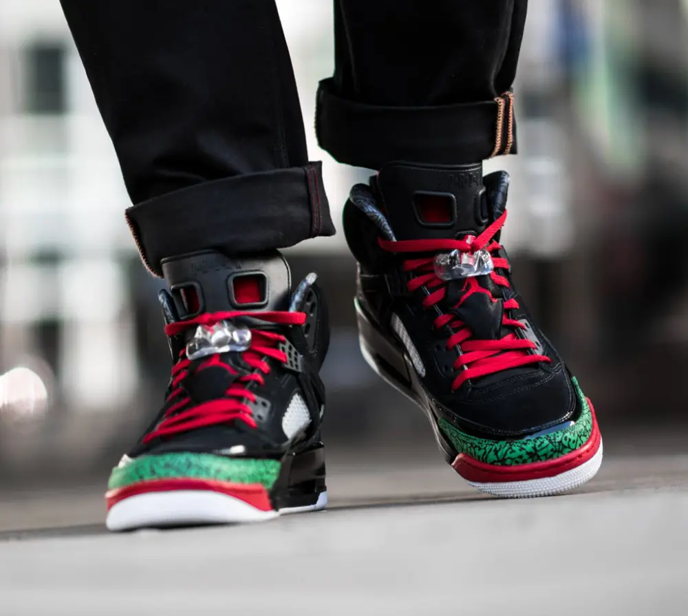 Alternative view of Giày Nike Air Jordan Spizike GS ‘Black Varsity Red’ 2017 317321-026