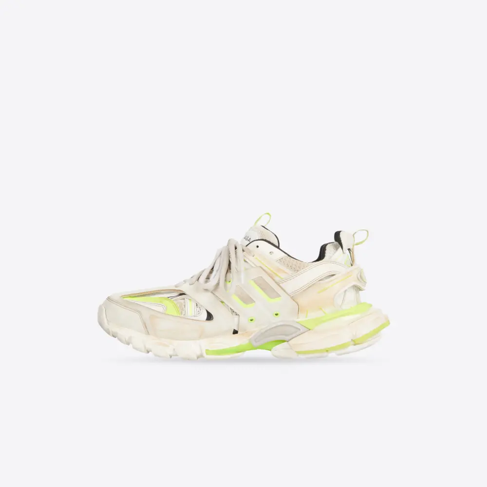 Alternative view of Giày Balenciaga Track Worn Out 'In White Fluo Yellow' 542023W1GC39070
