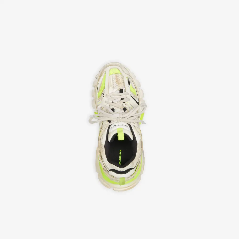 Giày Balenciaga Track Worn Out 'In White Fluo Yellow' 542023W1GC39070 - Ảnh 5