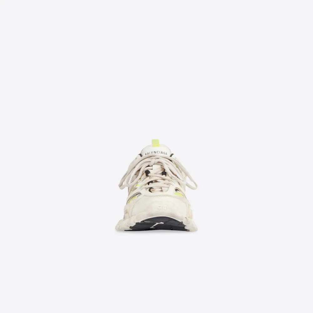 Giày Balenciaga Track Worn Out 'In White Fluo Yellow' 542023W1GC39070 - Ảnh 3