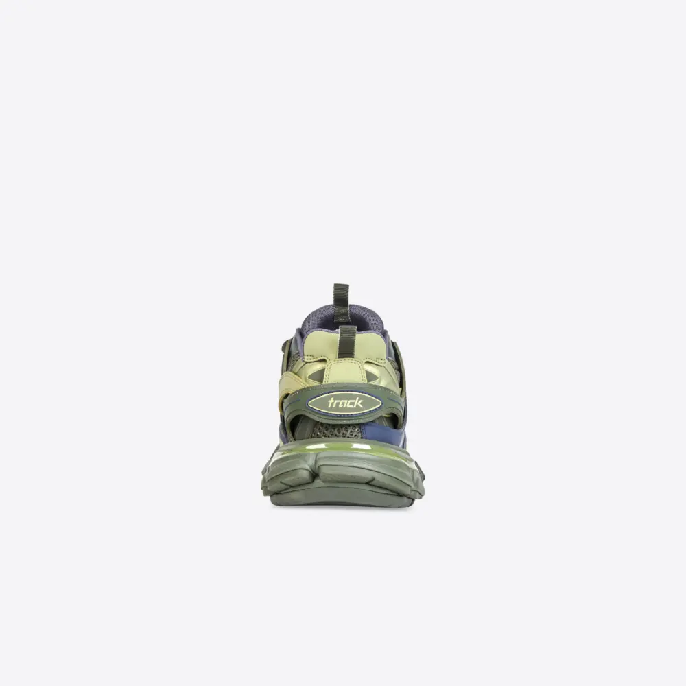 Giày Balenciaga Track Green Navy Yellow 542023W3AD13123 - Ảnh 4