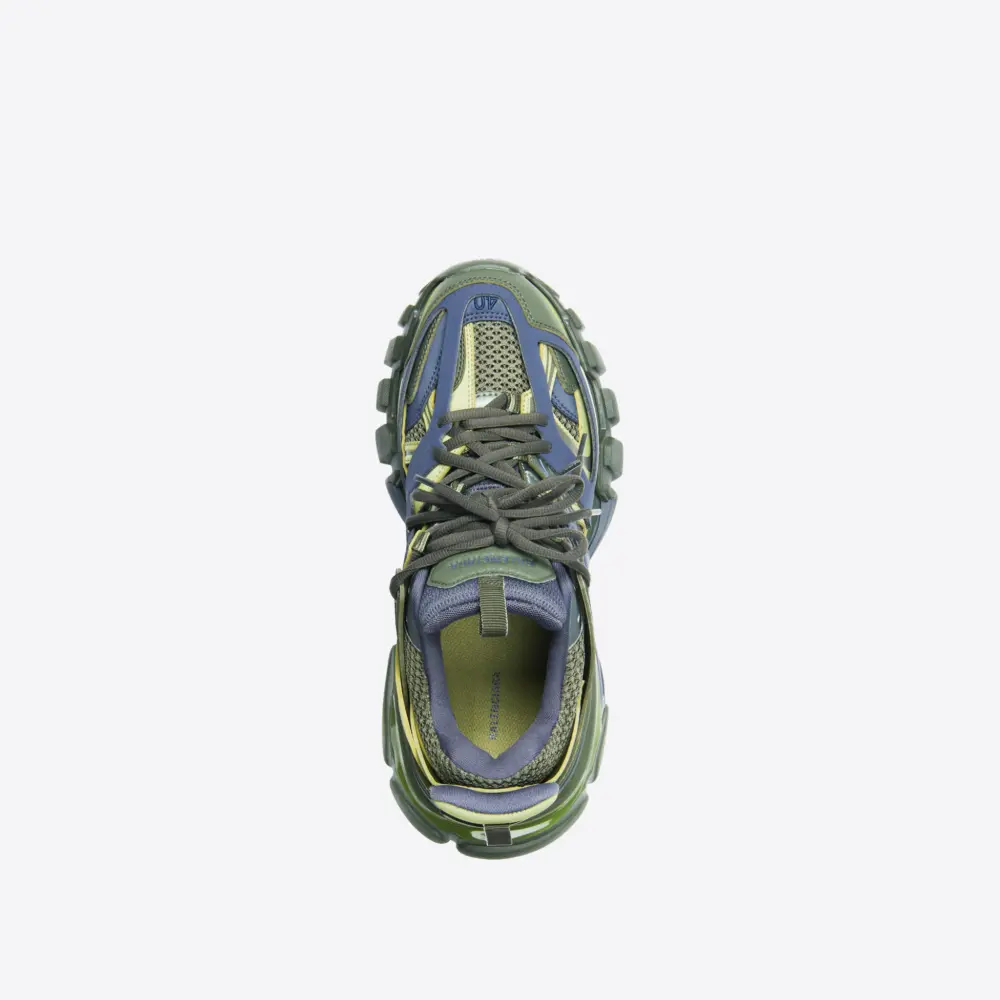 Giày Balenciaga Track Green Navy Yellow 542023W3AD13123 - Ảnh 6
