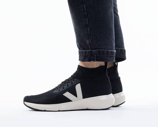 Giày Veja x Rick Owens Sock Runner 'Black' VM20F3801 B - Ảnh 4