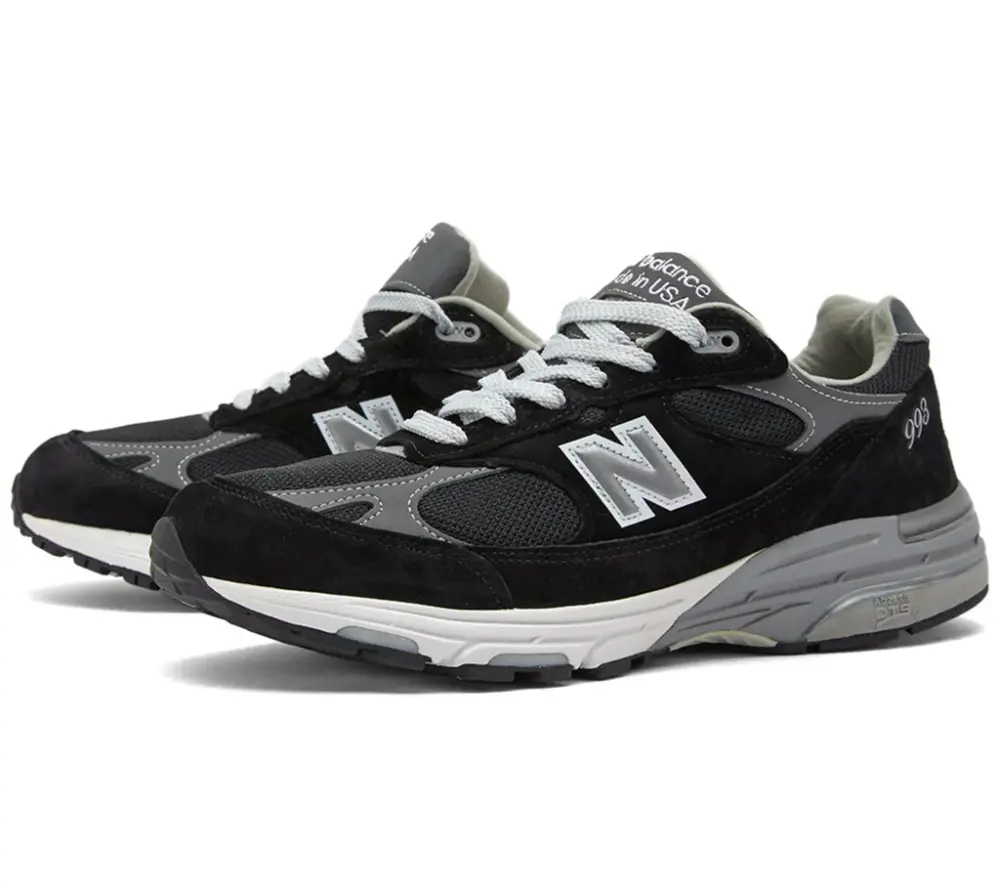 Giày New Balance 993 Made In USA 'Black White' MR993BK - Ảnh 4