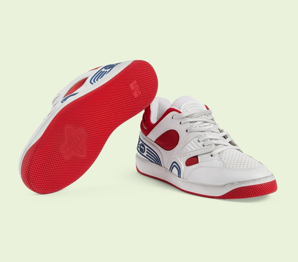 Giày Gucci Basket Sneaker 'White Demetra' 697882-2SHJ0-9090 - Ảnh 4