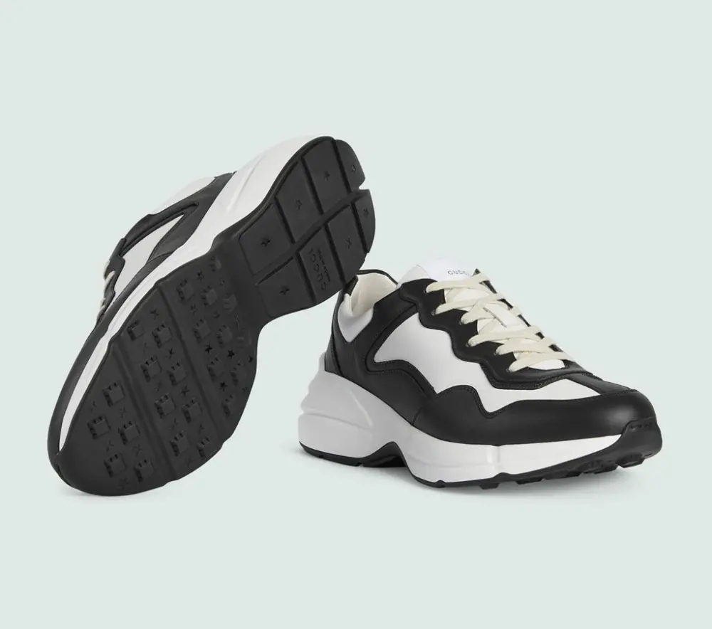 Alternative view of Giày Gucci Rhyton ‘Black White’ ‎721750-AAA9S-1094