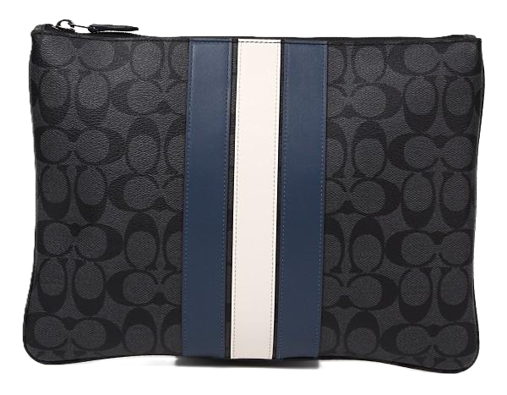 Túi Coach Bag in Signature Canvas Varsity Stripe ‘Black’ F26071-N3C