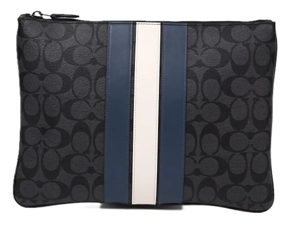 Túi Coach Bag in Signature Canvas Varsity Stripe ‘Black’ F26071-N3C