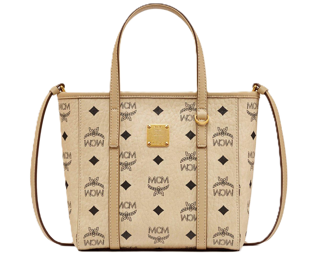 Túi MCM Toni Top-Zip Shopper in Visetos 'Beige' MWPAATN04I8001
