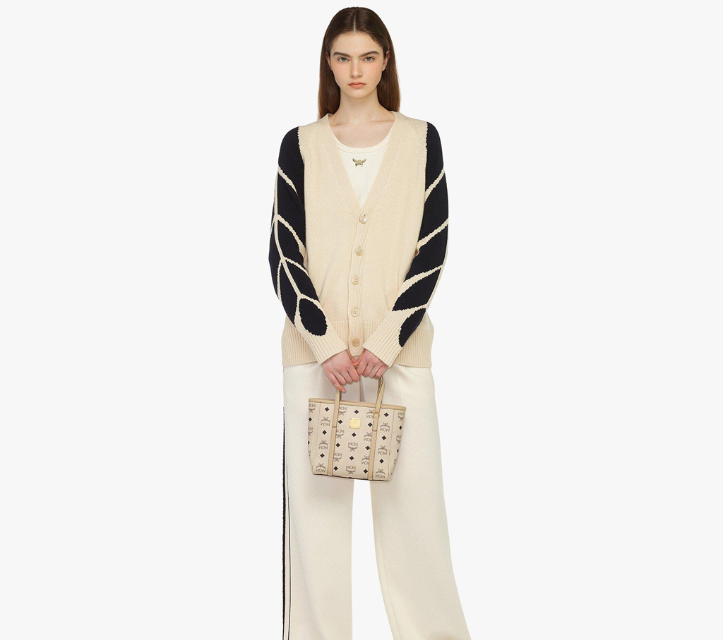 Túi MCM Toni Top-Zip Shopper in Visetos 'Beige' MWPAATN04I8001 - Ảnh 3