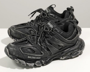 Alternative view of Giày Balenciaga Track Sneaker ‘Faded Black’ 542023 W3CN2 1000