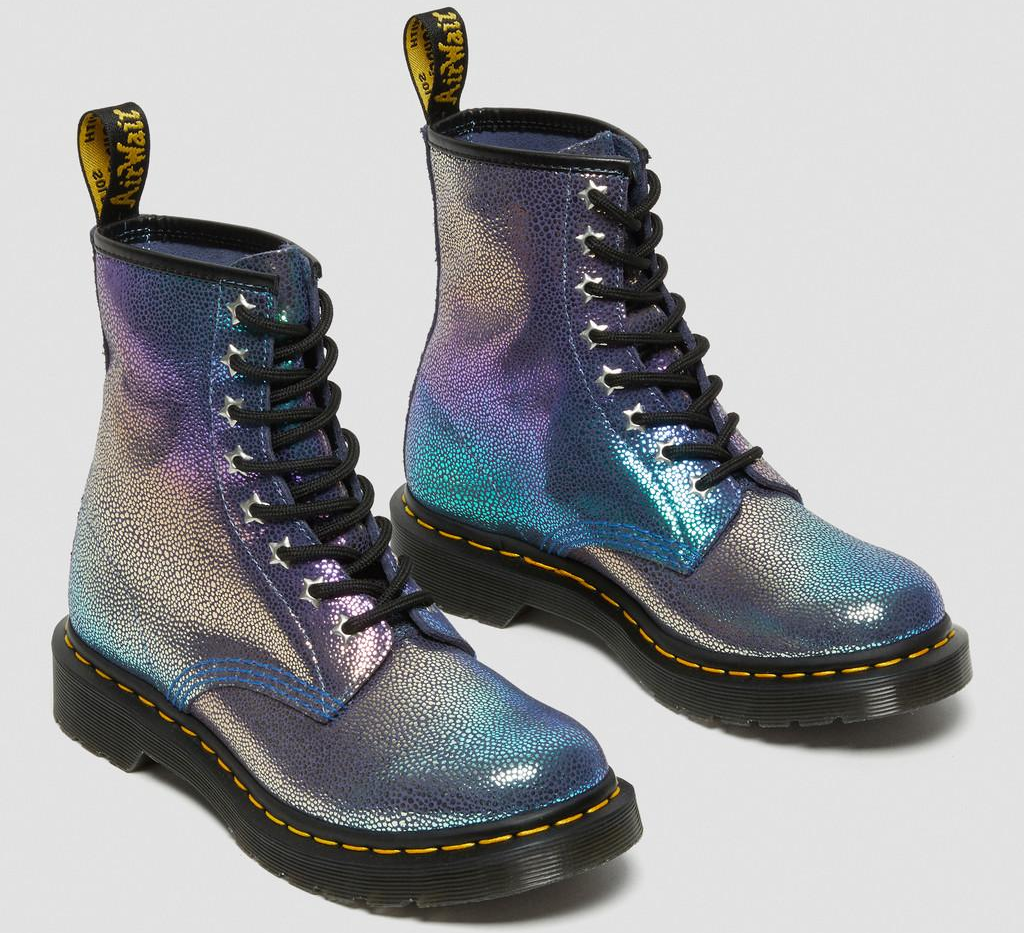 Giày Dr. Martens 1460 Rainbow Ray Suede Lace Up Boots 'Purple' 26963500 - Ảnh 4