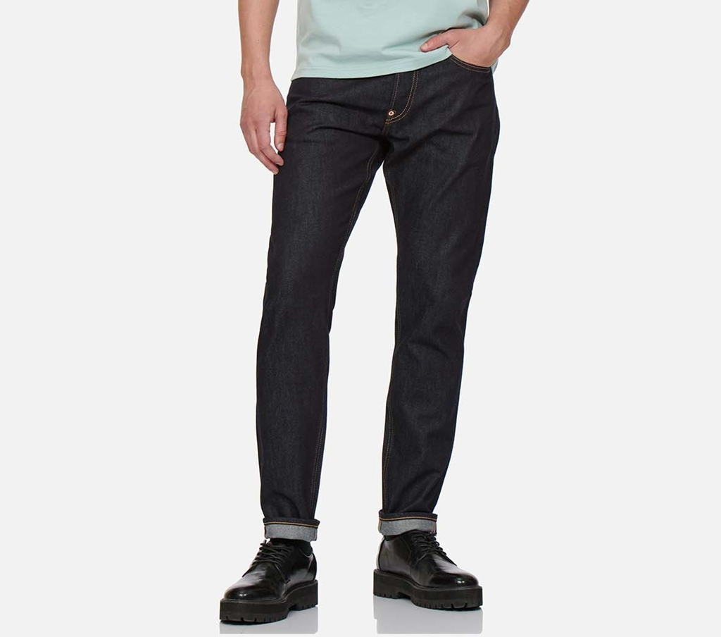 Quần Evisu Dragon Embroidered 'Blue' 2EAHTM1JE10117CT - Ảnh 3