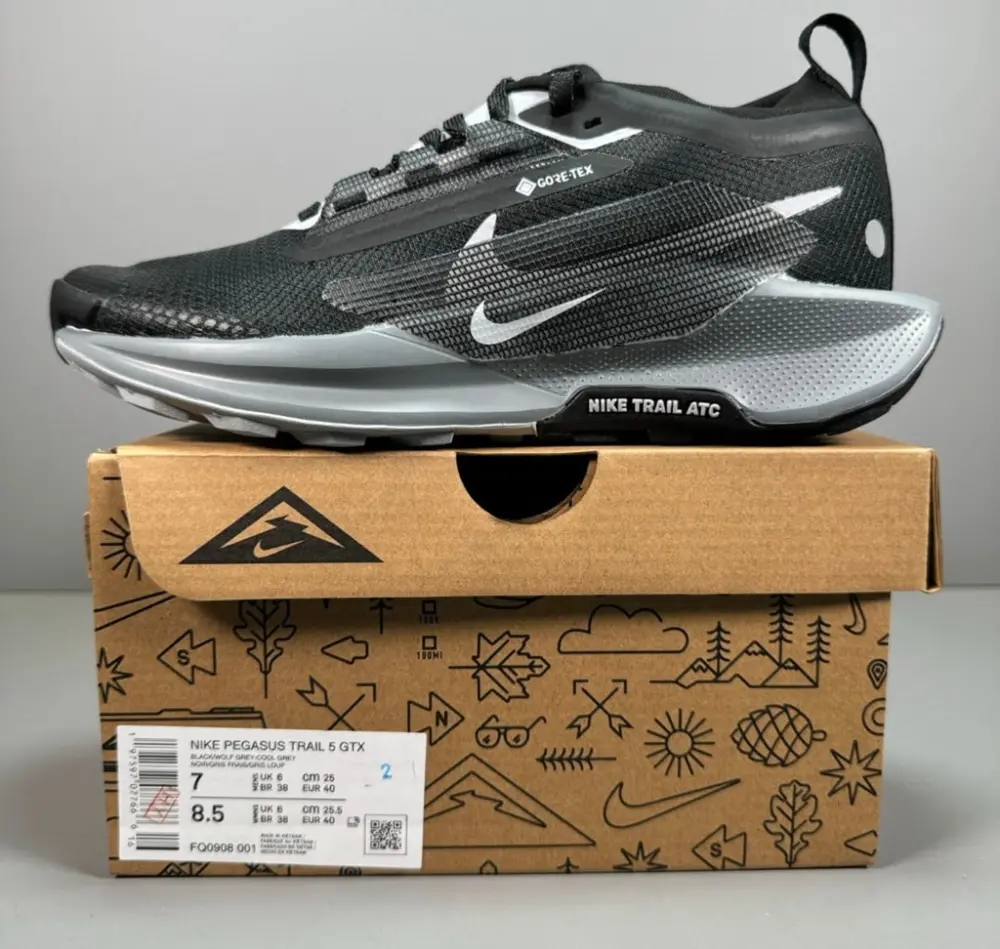 Giày Nike Pegasus Trail 5 GORE-TEX 'Black Wolf Grey' FQ0908-001 - Ảnh 3