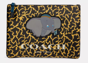 Túi Coach Large Wavy Print Pouch x Disney ‘Dumbo’ 91218-QBYEO