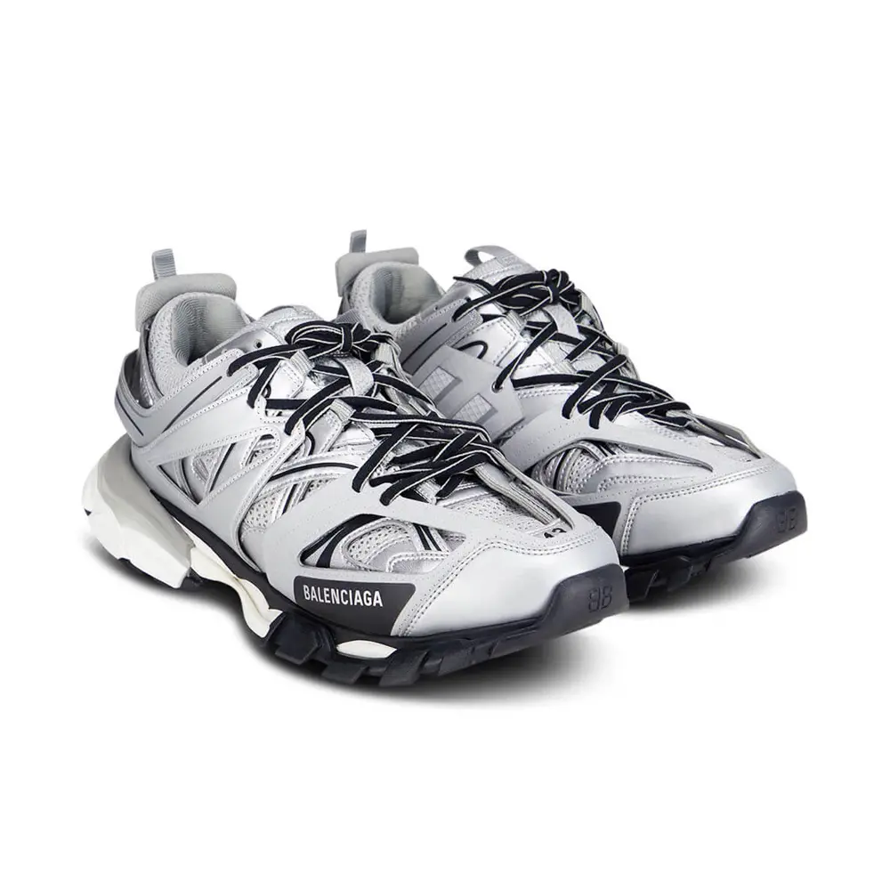 Giày Balenciaga Track Trainer 'Metallic Silver' 542023-W2CD1-8100 - Ảnh 3