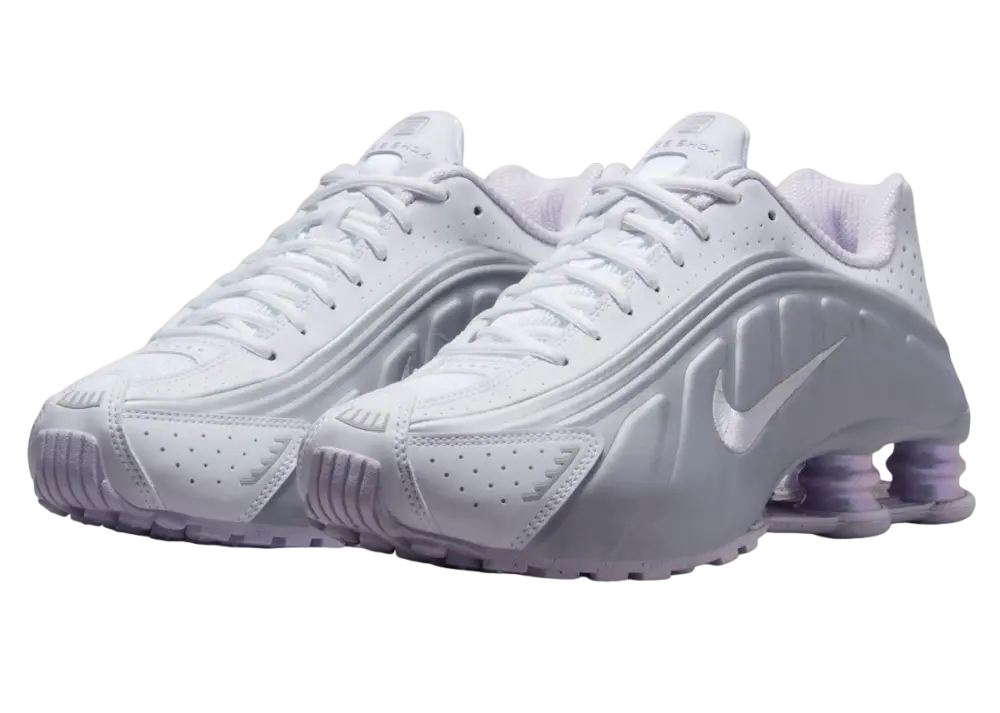 Alternative view of Giày Nike Shox R4 ‘Platinum Barely Grape’ HF5076-100