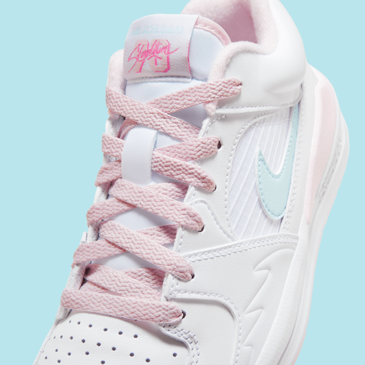 Giày Nike Air Jordan Stadium 90 ‘Pink Oxford Glacier Blue’ HQ1193-141 - Ảnh 2