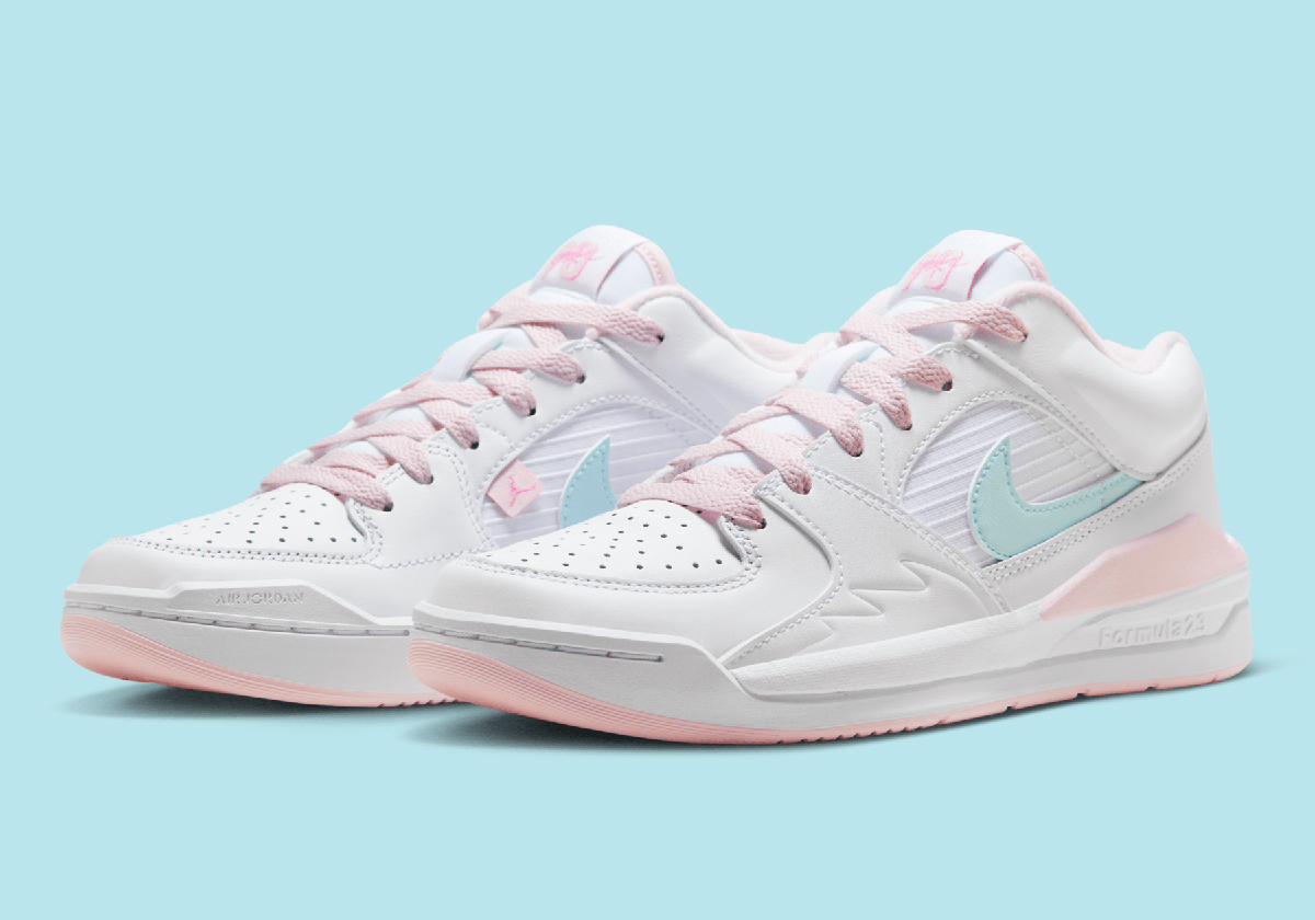 Giày Nike Air Jordan Stadium 90 ‘Pink Oxford Glacier Blue’ HQ1193-141 - Ảnh 5