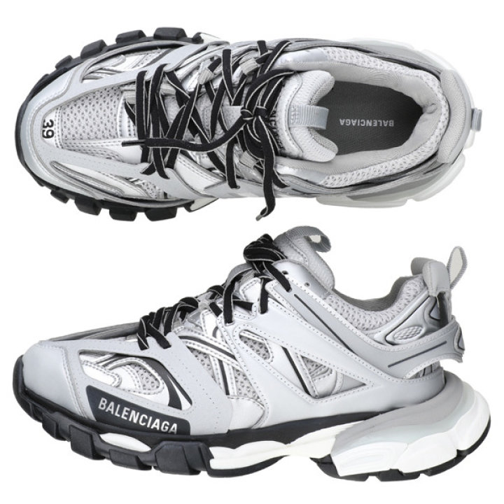 Giày Balenciaga Track Trainer 'Metallic Silver' 542023-W2CD1-8100 - Ảnh 4