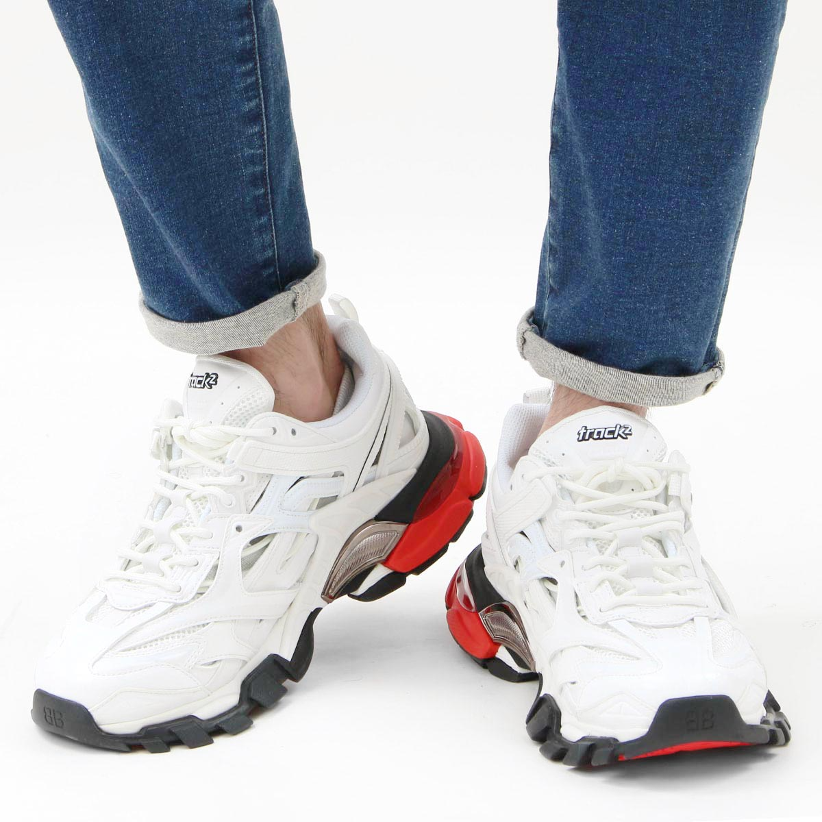 Giày Balenciaga Track.2 Trainer 'White Red' 568614-W2GN3-9610 - Ảnh 3
