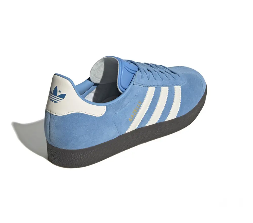 Alternative view of Giày adidas Gazelle 'Gold Metallic Chalk White Gum' ID6104