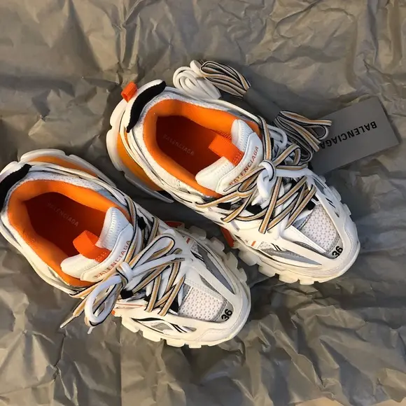 Giày Balenciaga Wmns Track ‘White Orange’ 542436-W1GB1-9059 - Ảnh 4