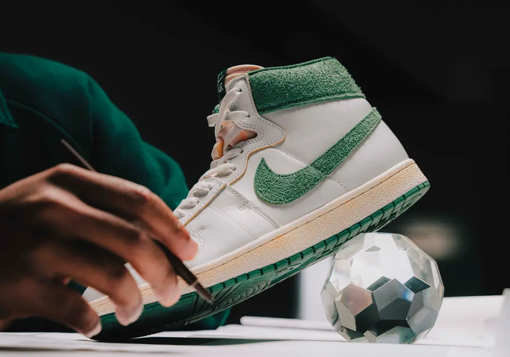 Giày Nike Air Jordan Air Ship SP x Maniere ‘Green Stone’ FQ2942-100 - Ảnh 5